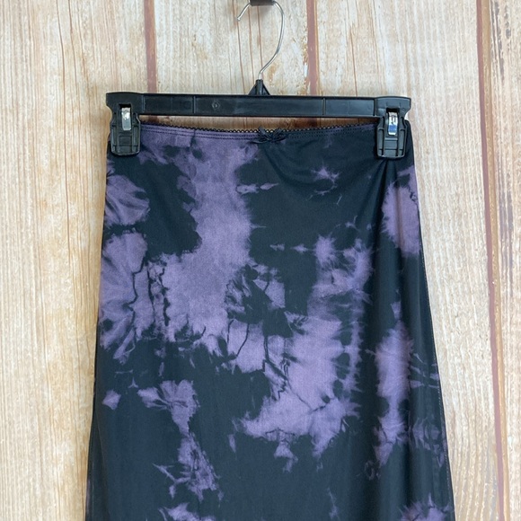 💵ASOS Design Mesh MIDI Pull On Skirt in Tie Dye Size 0 - Picture 8 of 13